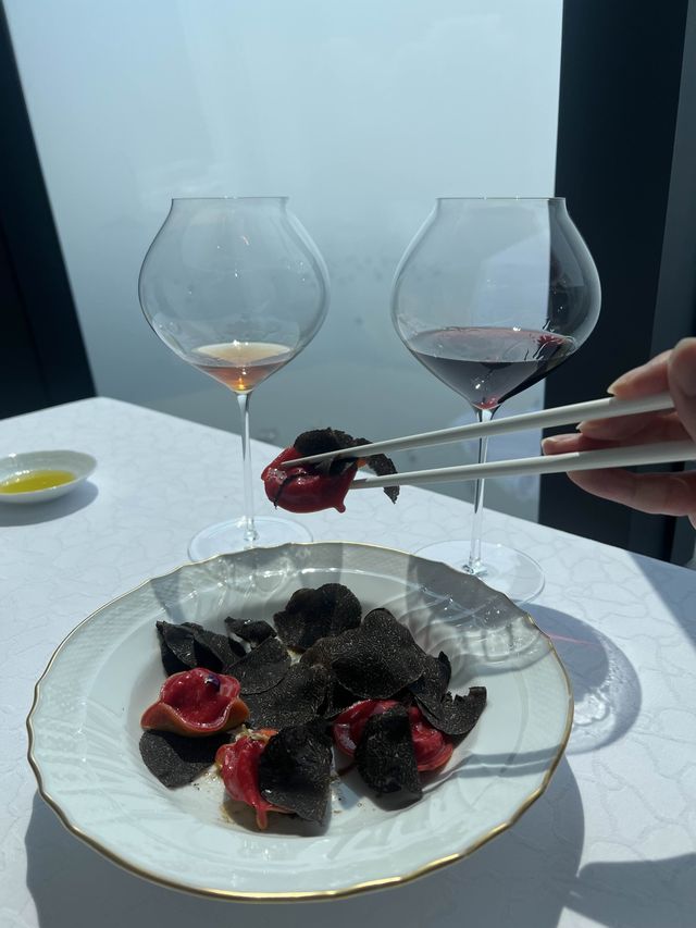 【🦁 實測離地400米海景餐廳】情人節好去處！ fine dining意大利菜! 