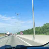 PULAU INDAH HIGHWAY WITH GREEN AND BLUE VIEW