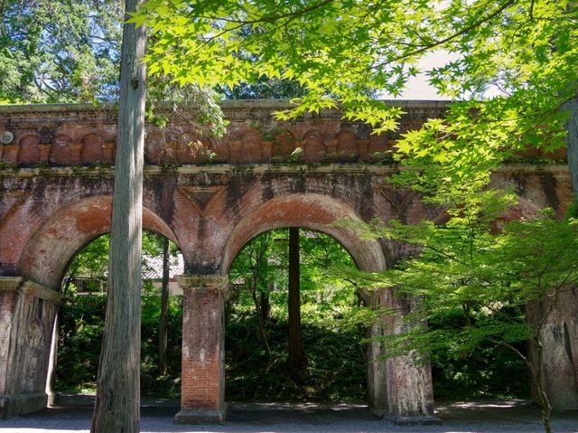 【京都市】新緑の水路閣も美しい✨
