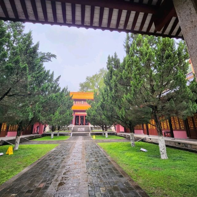 長沙市郊一岳麓山風景區