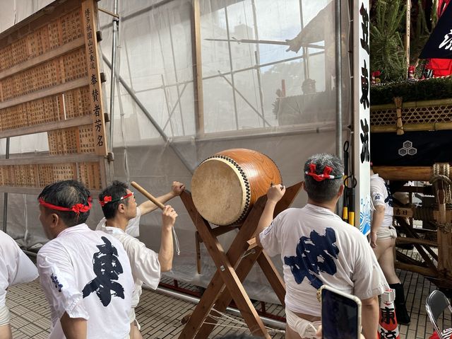 福岡・博多。2023年大博通りにて『博多祇園山笠』『追山ならし』に遭遇。