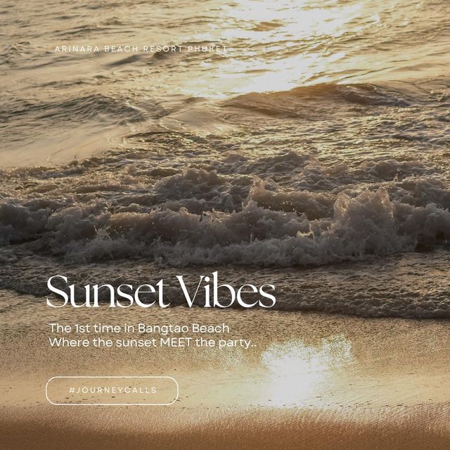 SUNSET VIBES ที่หาดบางเทา