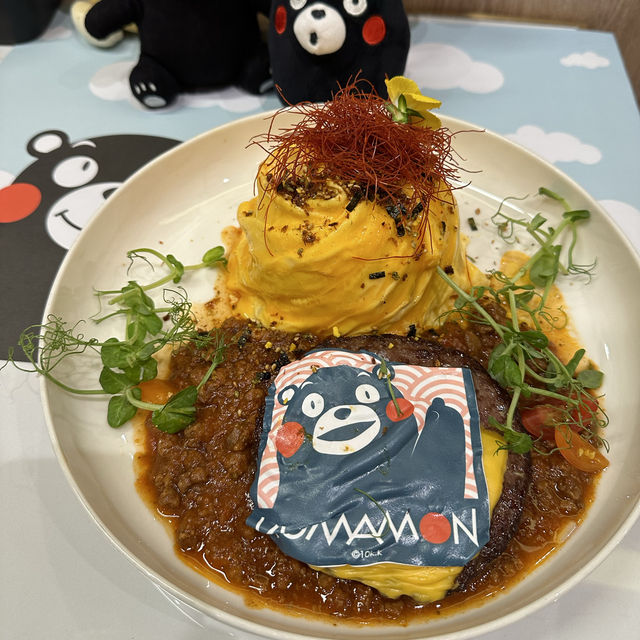 熊本熊部長駕臨日式西餐廳🥰
