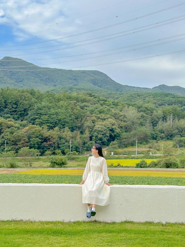 푸릇한 논밭을 품고 하룻밤 힐링, 오늘의 우리 집🏠
