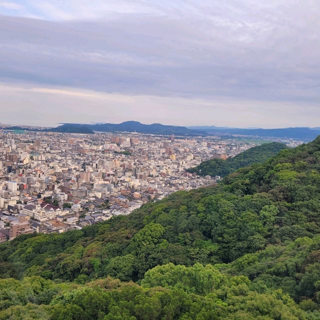 德島眉山山頂靜觀日落🌇