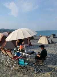 노지캠핑하기 좋은 울산 주전해수욕장🏖
