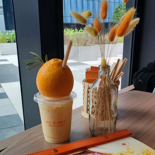 啟德新開大型商場的韓式cafe