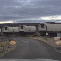 Live like a Cowboy, sleeping in a wagon 