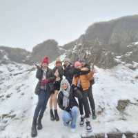 Snow mountain in Taiwan 