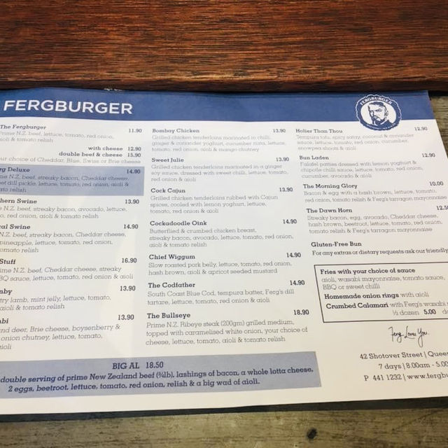 超好吃紐西蘭Fergburger超大漢堡