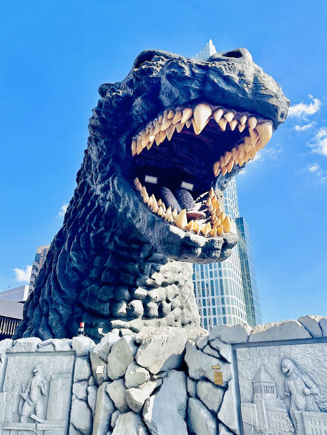 The Godzilla Head in Shinjuku