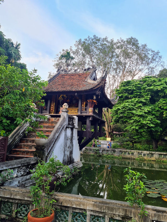 The One Pillar Pagoda in Hanoi 