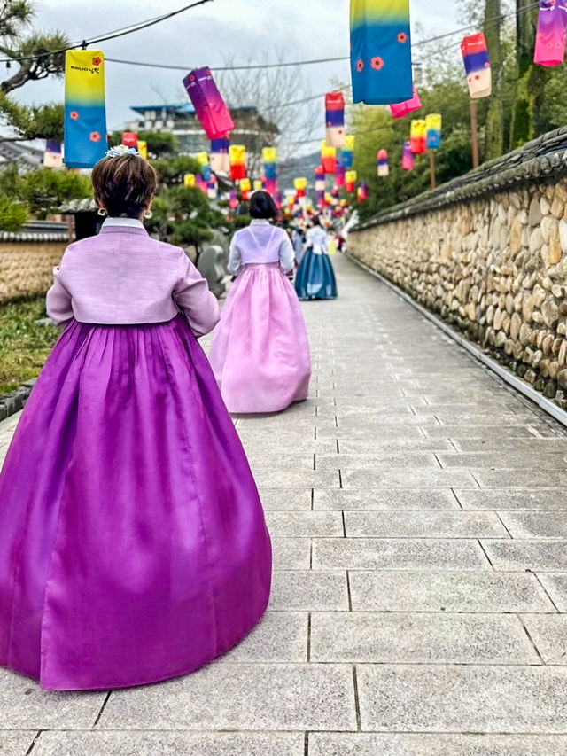 韓国・地方旅🇰🇷 「広寒楼苑」ロケ地で韓服体験♡