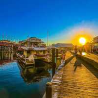 Sunset Serenade: Darling Harbour Walk Steals Our Hearts!