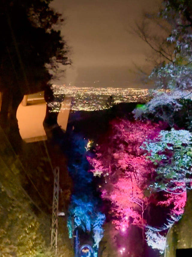 〜神奈川県〜夜景と紅葉両方楽しめるのはここだけ！大山阿夫利神社ライトアップ