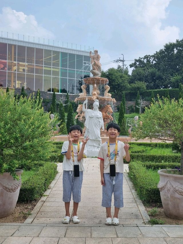 서양식 정원 즐기기