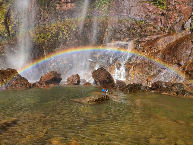 🇲🇾 Natural Wonder Awaits: Lembing Rainbow Waterfall Adventure