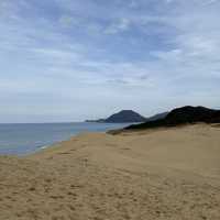 Splendid sand dunes with Camels in Tottori, Japan 🇯🇵 