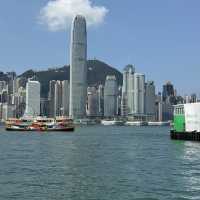 Stunning view of Victoria Harbour, Hong Kong
