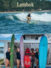 Surfing in South Lombok, Indonesia 🏄🏼‍♀️🌊🇮🇩