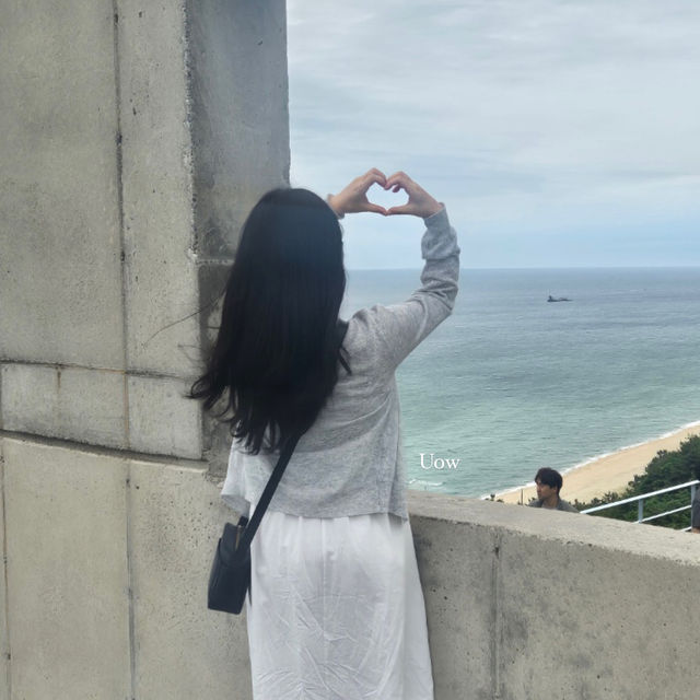 강릉 바다가 포토 액자가 되는 인생 포토존📷