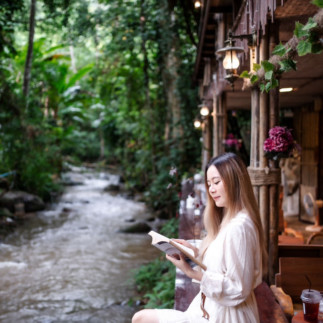 🎋โฮมสเตย์กลางป่า ริมลำธารสุดฮิต