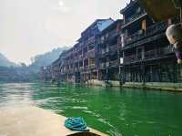 Morning Serenity in Fenghuang Ancient Town: Misty River Magic at Dawn