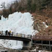 Eobi Ice Valley in South Korea