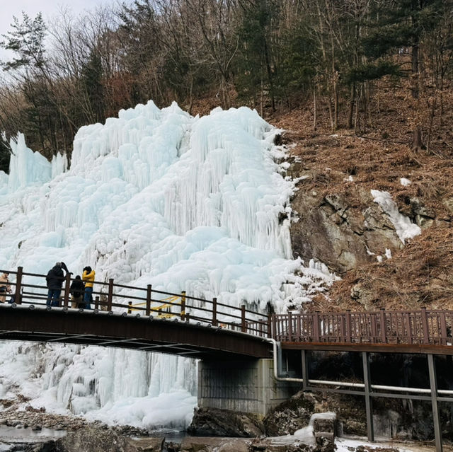 Eobi Ice Valley in South Korea
