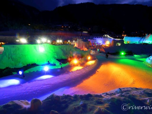 【北海道】北海道の夜景遺産！層雲峡温泉氷瀑まつり