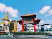 泰國曼谷古跡皇家寺廟華人文化古廟金佛寺唐人街一日遊行程，高大雄偉金塔，適合拍照📸打卡祈福