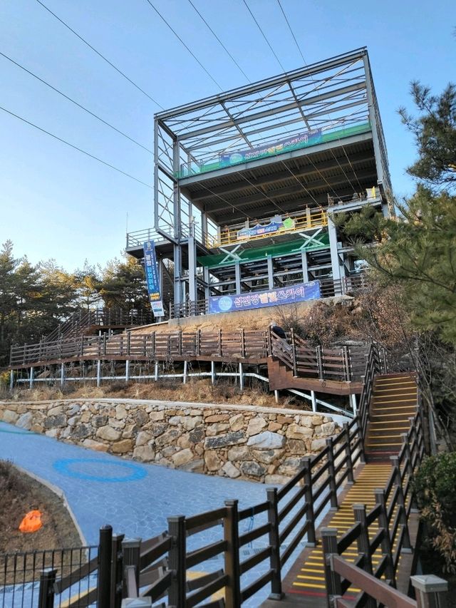 섬진강 위를 날으는 짜릿한 광양 짚와이어