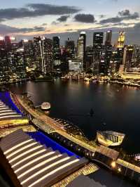 Singapore Skyline Views from Marian Bay sands