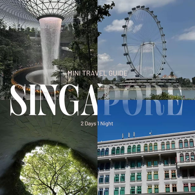  Days 1 Night in Singapore ✈️