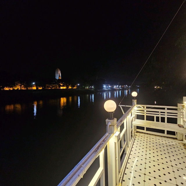 พิกัด ร้านอาหารริมแม่น้ำ วิวดี - ท่าน้ำวิว อยุธยา