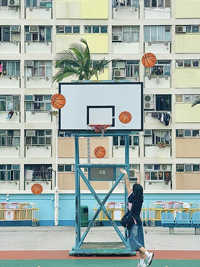 인생샷 건질 수 있는 홍콩의 초이홍 아파트 🌈🏀