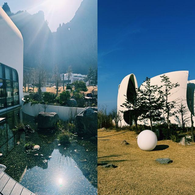 울릉도 전망대에서 바다 감상 후, 카페 울라에서의 여유로운 시간