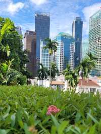 Skyscraper and Greenery views in Ann Siang Hill Park
