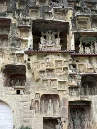 Thousand Buddha Cliff in Guangyuan, Sichuan