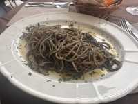 🍝【Trattoria Bar Pontini】 ヴェネツィアで味わう絶品イカ墨パスタと感動のティラミス