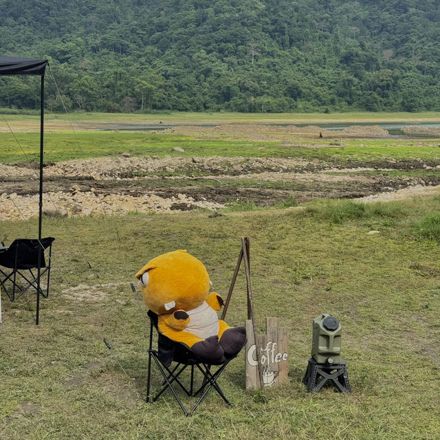 คาเฟ่เล็กๆกลางธรรมชาติ อ่างเก็บน้ำทรายทอง 🏞️🥤