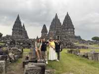 Twilight Tales at Prambanan: A Cloudy Evening Among Ancient Stones