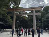 ⛩️ Shrine Among the Trees: Meiji Jingu’s Beauty Meets Tokyo’s Buzz 🌲