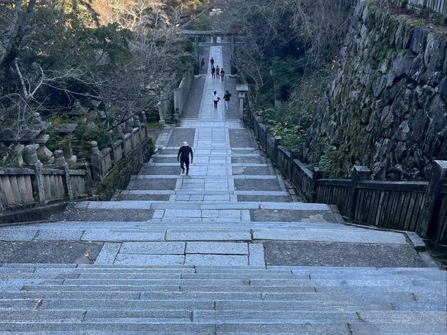 Stairway to Shrine Heaven at Kotohira 
