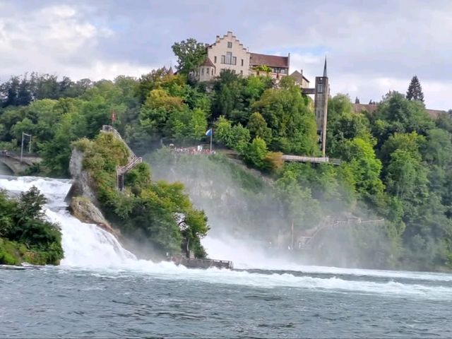 Marveling at the Power of the Rhine Falls