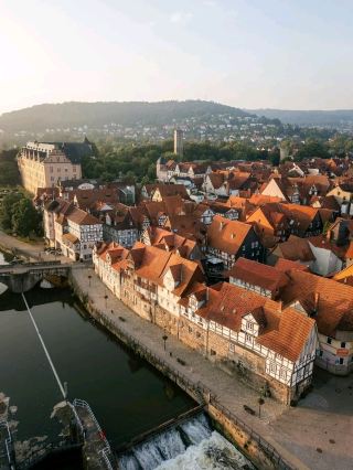 🌉✨ Hann. Münden: The Town of Three Rivers