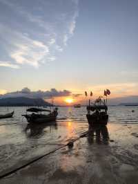 Golden hours Black Beach Langkawi