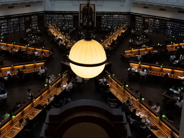 世界で最も美しい図書館のひとつState Library of Victoriaへ📖📕📚