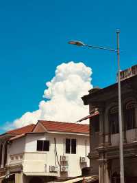 🌤️ Penang's Blue Heaven: When George Town's Streets Meet Perfect Skies!