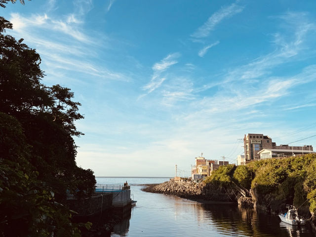 A Tranquil Meeting of River and Sea